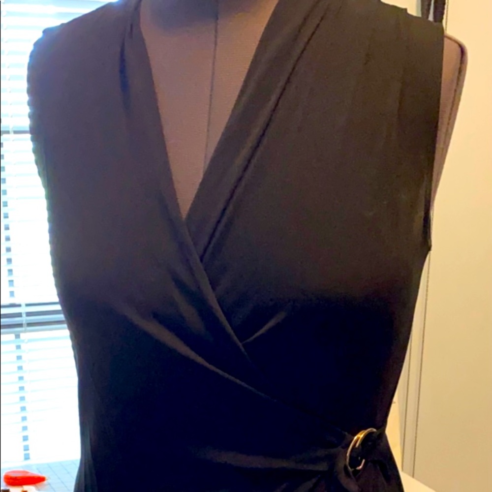 Ann Taylor Slinky Black Dress